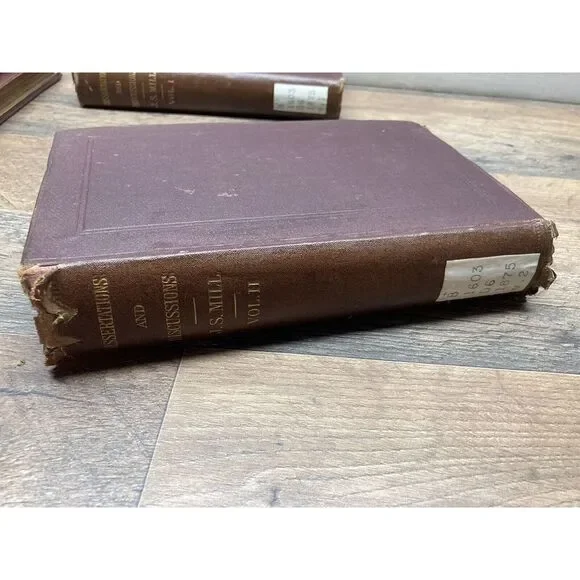 Dissertations and Discussions J.S. Mill Historical 4 Vol Set RARE‎